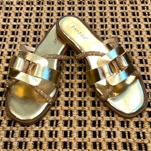 Gold sandals